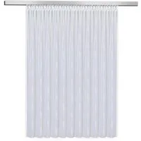 Gerster Gardine Vera (1 St), Smokband, halbtransparent, Voile, Voile Grundware mit Scherli Effekt