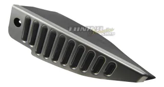 Original Audi Edelstahl Fußstütze Stütze Ablage für Audi A4 S4 8E B6 B7 8H = RHD