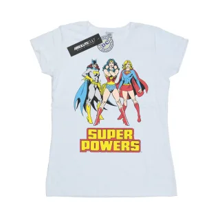 DC Comics - "Super Power" T-Shirt für Damen (Weiß)