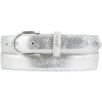 BELTINGER Ledergürtel Damen-Gürtel in Metall-Optik 3 cm - Leder-Gürtel Metallic-Look für Dam (1-St)