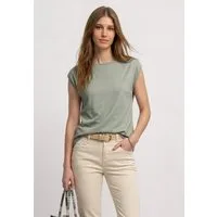 STREET ONE T-Shirt mit U-Boot-Ausschnitt