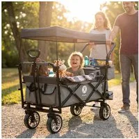 miweba Bollerwagen faltbar Transportkarre Handwagen Bollerwagen MB-20 (Bollerwagen klappbar, Kinderwagen, Handwagen, Transportwagen, 1-tlg., faltbarer Bollerwagen, Bollerwagen für Kinder), faltbarer Bollerwagen, Handwagen, Transportwagen