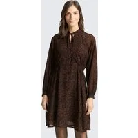 TOM TAILOR Sommerkleid Kleider & Jumpsuits Chiffon-Kleid mit Leo-Print