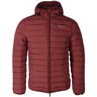 Aquascutum - Kapuzenjacke für Herren, Aktiv (Burgunderrot)