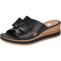 Remonte Pantolette Keilabsatz, Sommerschuh mit schöner Zierschleife