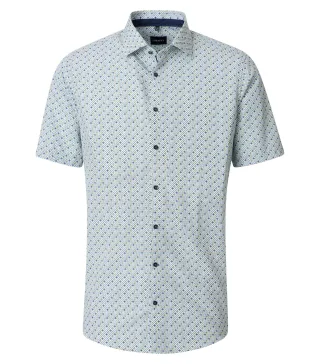 VENTI - Businesshemd Kurzarm grün - Gr. - 45