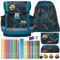 Belmil Schulranzen Set Classy Plus 10-teilig 2026 Jungen Racing Car Blue
