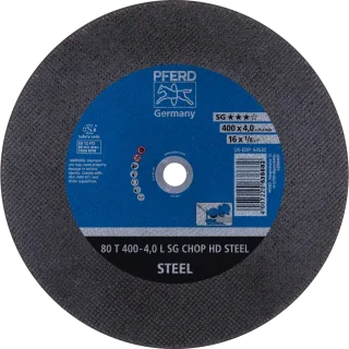 PFERD TOOLS Trennscheibe T Leistungslinie SG CHOP HD STEEL für Stahl - 66324080