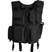 normani Funktionsweste SWAT Weste Tac Charge-V Taktische Einsatzweste Outdoorweste mit Taschen und Pistolenholster