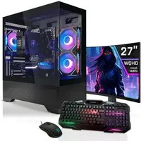 SYSTEMTREFF Intel Core Ultra 5 245KF mit Nvidia GeForce RTX 5070 TI 16GB Gaming-PC-Komplettsystem (27", Intel 245KF 245KF, Nvidia GeForce RTX 5070 Ti, 32 GB RAM, 1000 GB SSD)