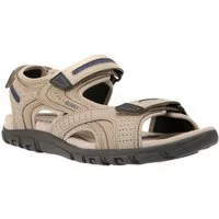 Geox Strada 050AU sand/navy Herren Sandale