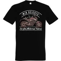 Youth Designz T-Shirt Ich Geh Motorrad Fahren Herren Shirt mit lustigem Frontprint