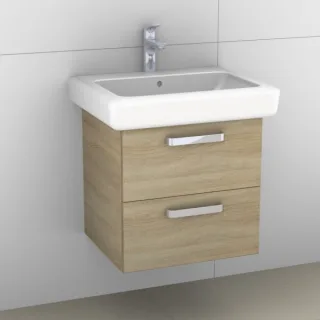 Artiqua 413 Waschtischunterschrank für IT! 121960 Castello Eiche quer NB, 413-WU2L-K110-7136-426 413-WU2L-K110-7136-426