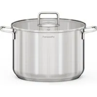 Hanseatic Kochtopf BASIC, Fassungsvermögen 9,5 l, Edelstahl 18/10 (1-tlg), für alle Herdarten geeignet, unbeschichtet