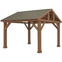 WESTMANN Holzpavillon Yukon 14x12, BxT: 427x366 cm