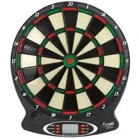 COFI 1453 Dartscheibe 180 Machine, (Elektronisches Dartboard mit Zubehör, Elektronisches Dartboard mit 6 Softtip-Darts & Netzteil), 18 Games mit 159 Spielvarianten & LED-Anzeige für präzise Ergebnisse
