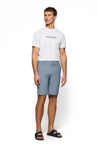 Denim-blauwe technische short Walkabout