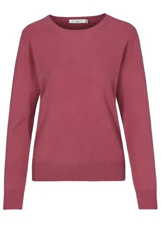 IN LINEA - NOS Pullover, Rundhals 446 punch - Gr. - 38