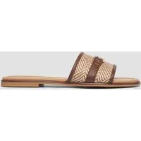 s.Oliver Sandalen Sandale Slides mit Flecht-Design