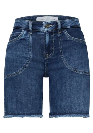 Street One - Jeans Shorts Regular Fit blau - Gr. - 32