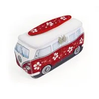 VW Collection by BRISA Kulturbeutel Volkswagen Neopren Schminktasche, Reisebeutel, Kosmetiktasche im T1 Bulli Bus Design