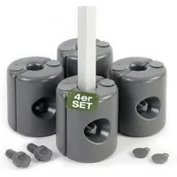 Sekey Beschwerungsgewicht Pavillonstandfüße 4er Set Pavillon Gewichte Belastung bis zu 64 kg, Partys, Pavillons, Gartenzelte, Pavillon-Standfuß, flexibel befüllbar: Sand, Steine oder Wasser