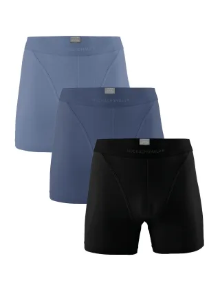 Muchachomalo Herren Bambus Boxer Shorts - 3er Pack - Herren Unterwäsche
