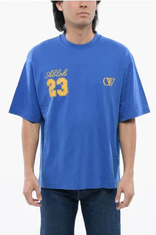 Skate-Fit 23 Bedrucktes T-Shirt in Blau