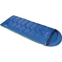 Deckenschlafsack Vagabond 300 blau/dunkelblau, mit Kapuze