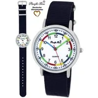 Pacific Time Quarzuhr Kinder Armbanduhr First Lernuhr Wechselarmband, Mix und Match Design - Gratis Versand
