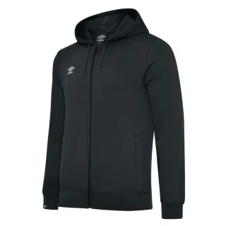 Umbro - "Club Leisure" Kapuzenpullover für Herren (Schwarz/Weiß)