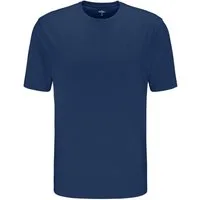 FYNCH-HATTON T-Shirt Sommershirt in unifarben, mit Logostickerei