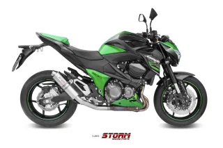 Sport Auspuff GP Storm by MiVV für Kawasaki Z 800 Bj. 2013-2016 Typ: ZR800A mit ABE
