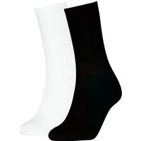 Calvin Klein Jeans Socken CKJ WOMEN SOCK 2P BACK LOGO (2-Paar, 2er Pack) mit breitem Bund