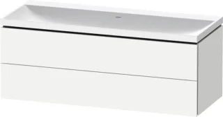 Duravit L-Cube c-shaped Set wandhängend Weiß Matt 1200x480x480 mm - LC6953N18180000 LC6953N18180000