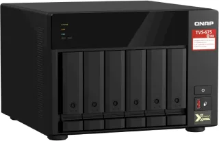 QNAP QuTS hero TVS-675-8G [8GB RAM 2x RJ-45 2.5GBase-T 2x USB-A 3.1] schwarz