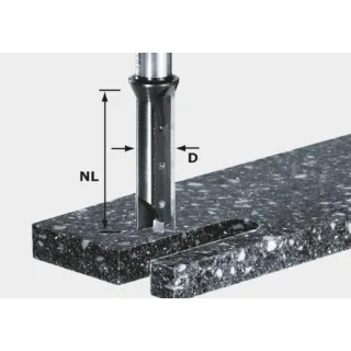 Festool Nutfräser-Wendeplatten HW S12 D14/45 WM - 491110