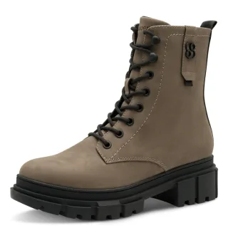 s.Oliver Shoes - Da.-Stiefel dark taupe - Gr. - 39