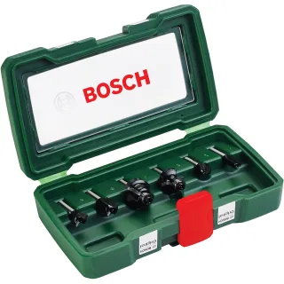 Bosch HM-Fräser-Set mit 6 mm Schaft, 6-teilig - 2607019464