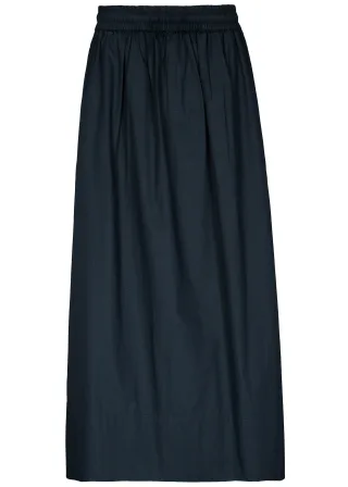 THE FASHION PEOPLE - Skirt Poplin Solid night blue - Gr. - 40