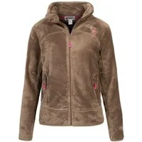 Geographical Norway Fleecejacke Damen Teddy Fleece Jacke Herbst Frühlings Jacke Sweater Übergangsjacke