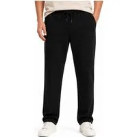 Stark Soul® Jogger Pants Jogginghose Herren Straight Leg - Schwarze Sweatpants mit Taschen