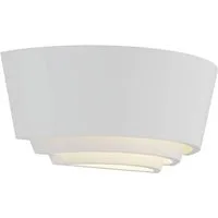 Lindby Wandleuchte Azriel, Gips Weiß IP20, 1 x 25 W