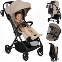 lionelo Kinder-Buggy TANSI, (Set), GravelTech-Räder/Auto-Folding/92 cm Liege/inGrip/einhändig