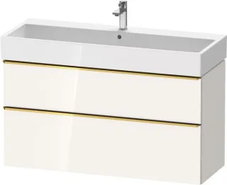 Duravit D-Neo Waschtischunterbau wandhängend Weiß Hochglanz 1184x442x625 mm - DE4375034220000 DE4375034220000