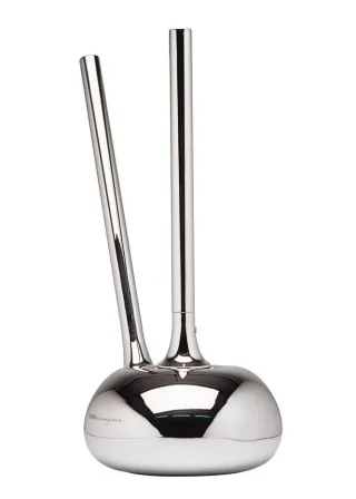 VitrA Istanbul WC-Bürstengarnitur freistehend d: 19 x 42 cm Chrom,A48048 A48048