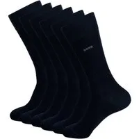 BOSS Businesssocken RS Uni Colors CC (3-Paar) mit dezentem Markenschriftzug