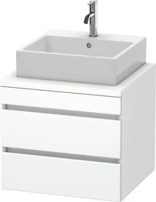 Duravit DuraStyle Konsolenwaschtischunterbau wandhängend Weiß Matt 600x548x512 mm - DS531501818 DS531501818