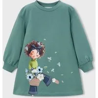 Mayoral Sweatkleid Sweatkleid mit Printmotiv (491415)