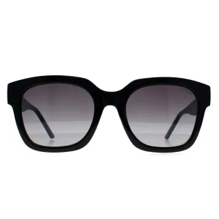Guess Quadrat Damen Glänzend Schwarz Grau Verlauf GF6128